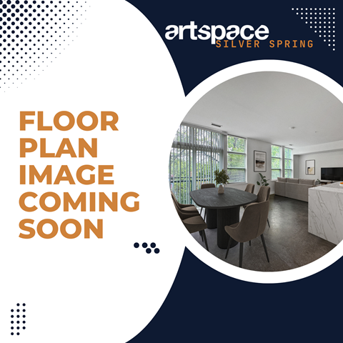 A placeholder image for a floor plan of a Silver Spring apartment.